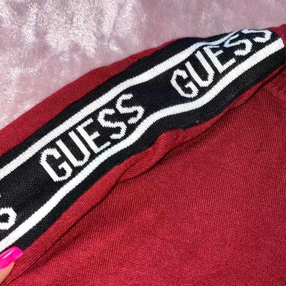 Burgundy Guess Sweater - Picture 3 of 3
